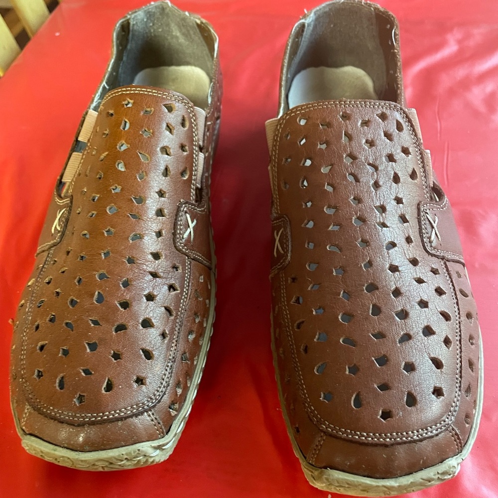 REIKER slip-ons. Only worn once or twice. Basically new condition.